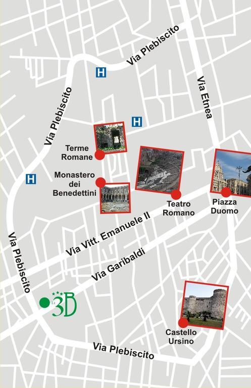 Le 3 B Bed & Breakfast Catania Exterior photo